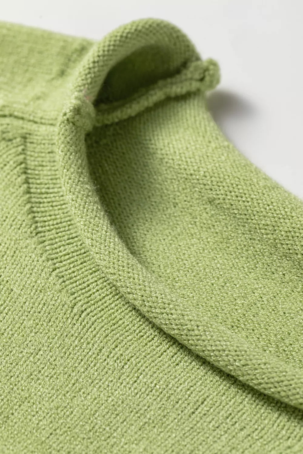 Fish Graphic Round-Neck Sweater in Sage