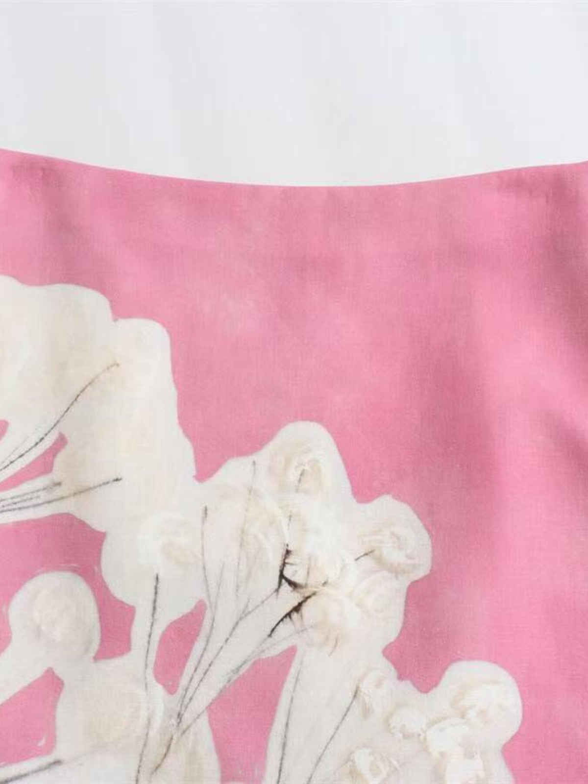 Floral Print Skirt in Pink
