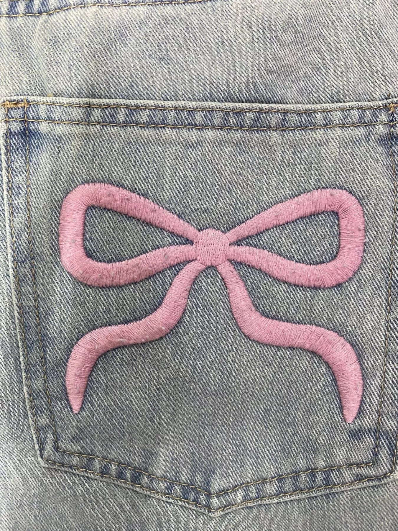 Washed Wide Leg Jeans in Light Wash