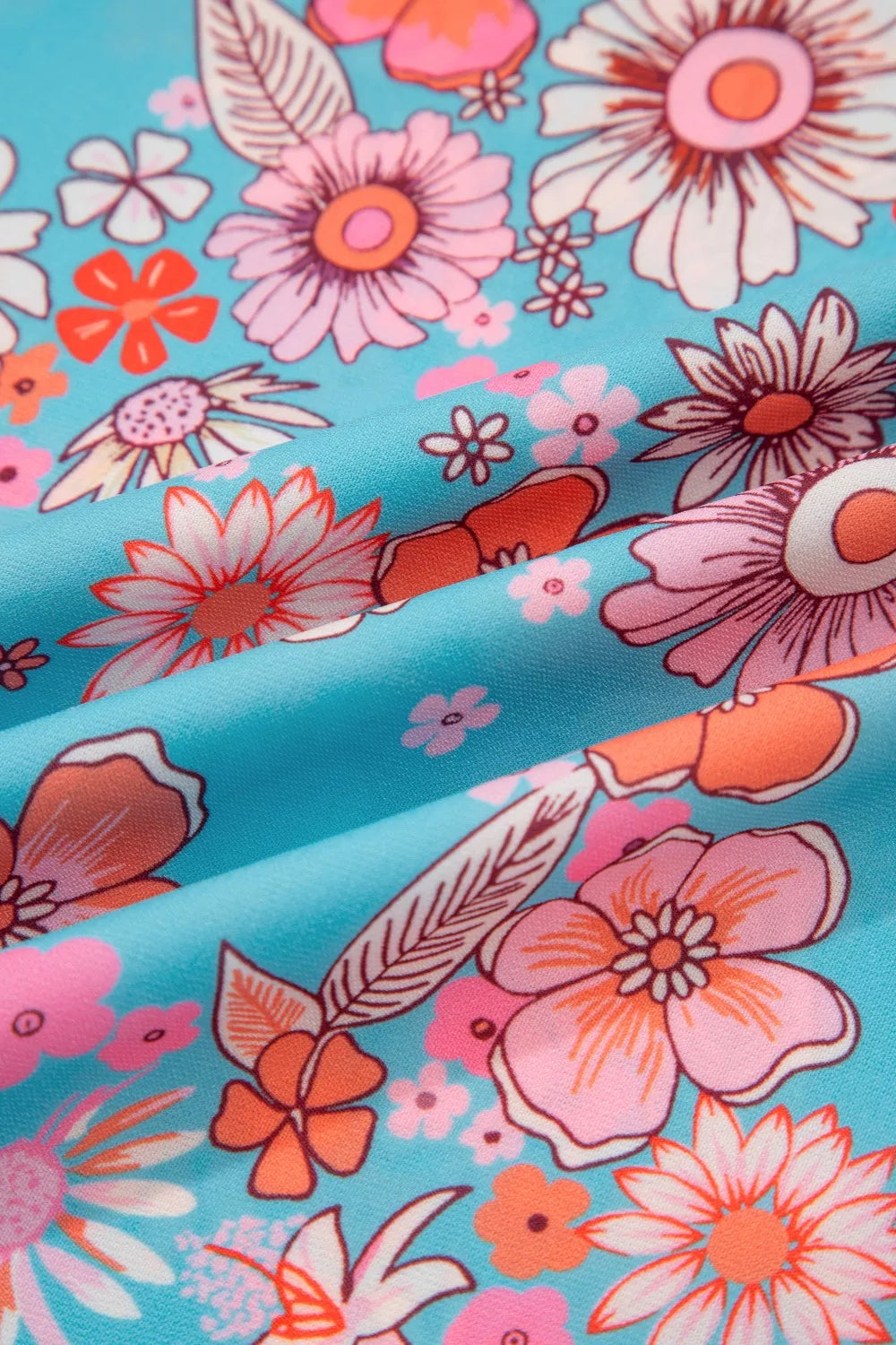 Smocked Spaghetti Strap Maxi Dress in Floral