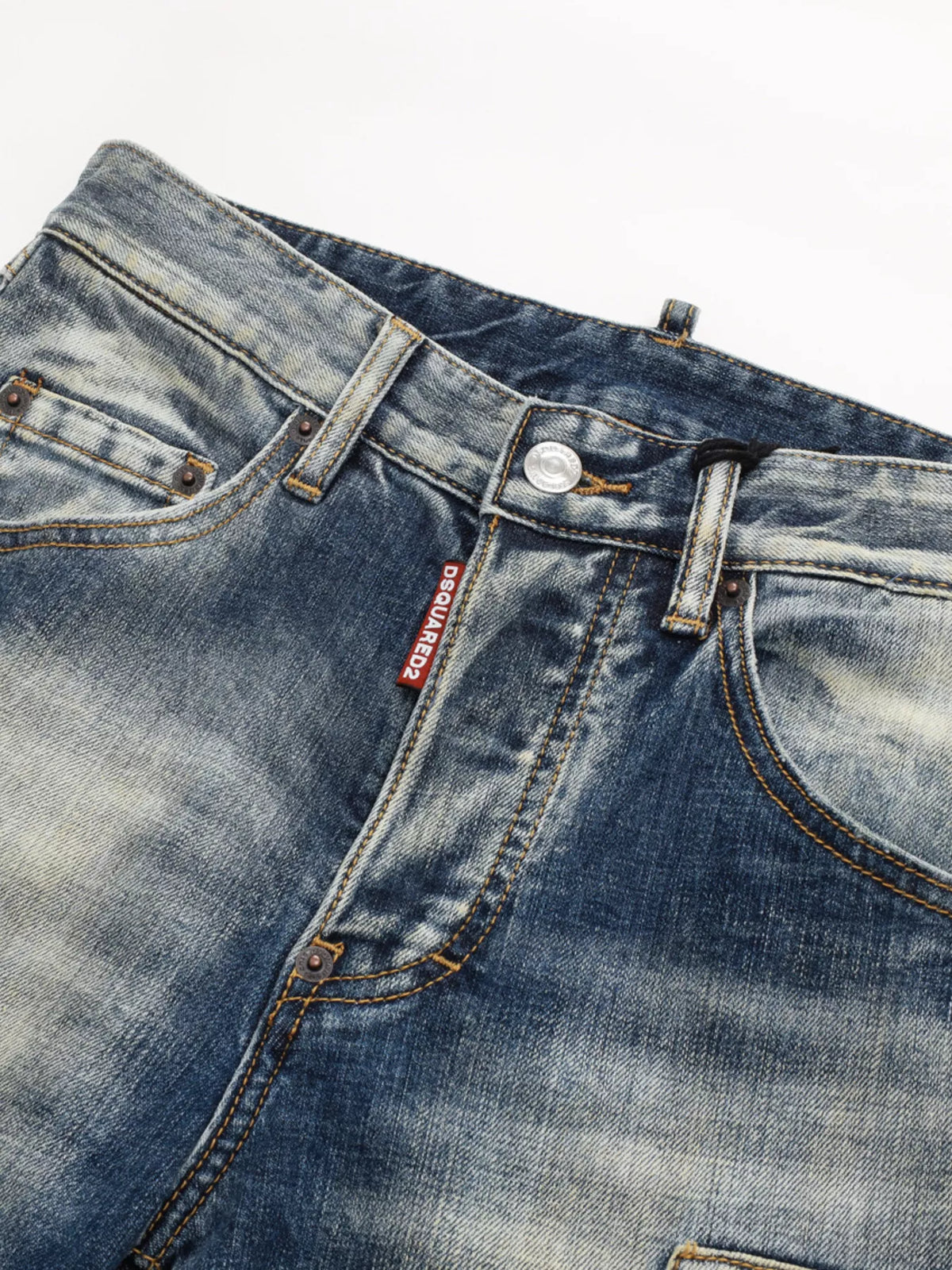 Distressed Dark Wash Jeans