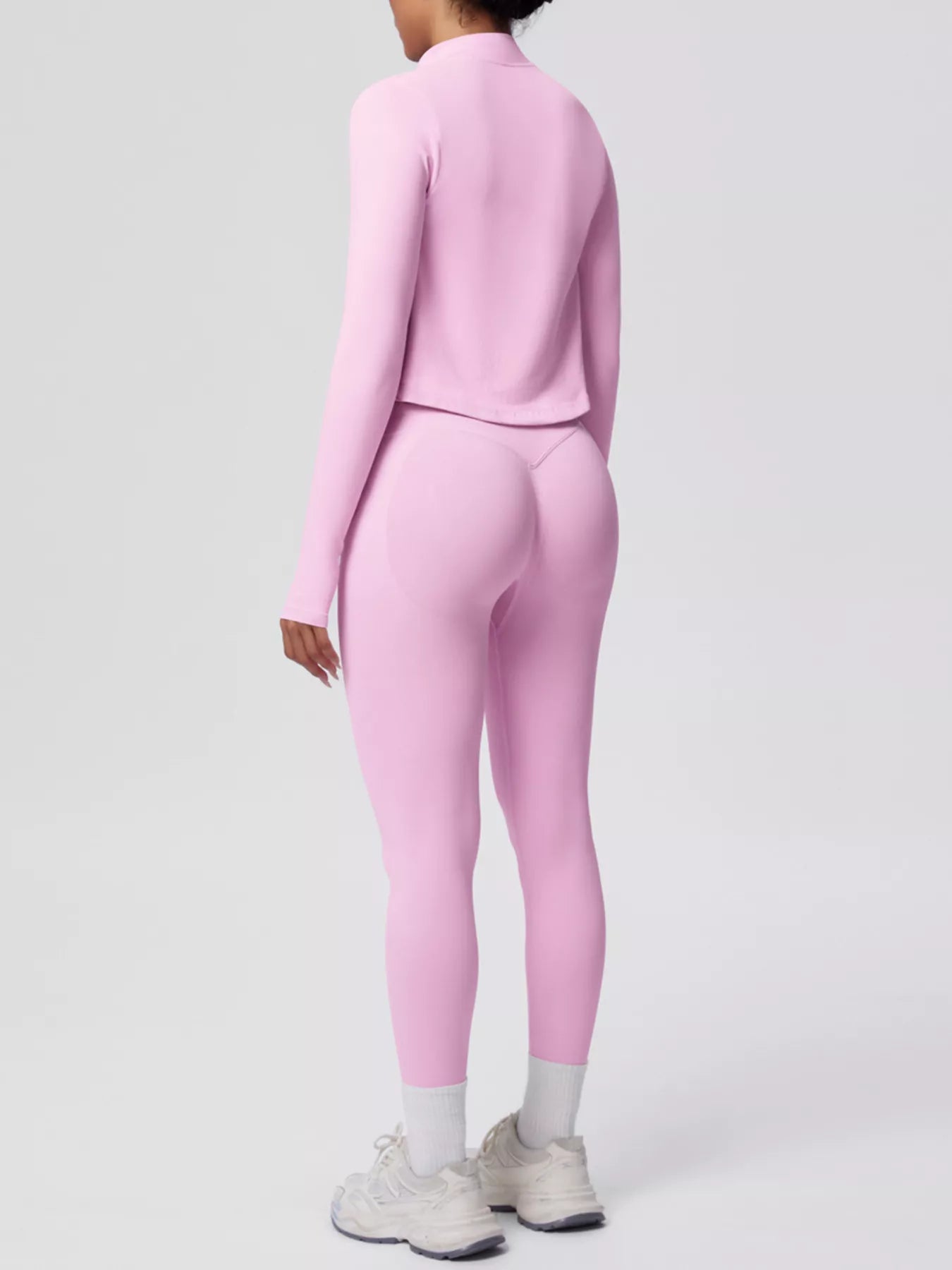 Zip-Up Jacket Tank and Leggings Active Set