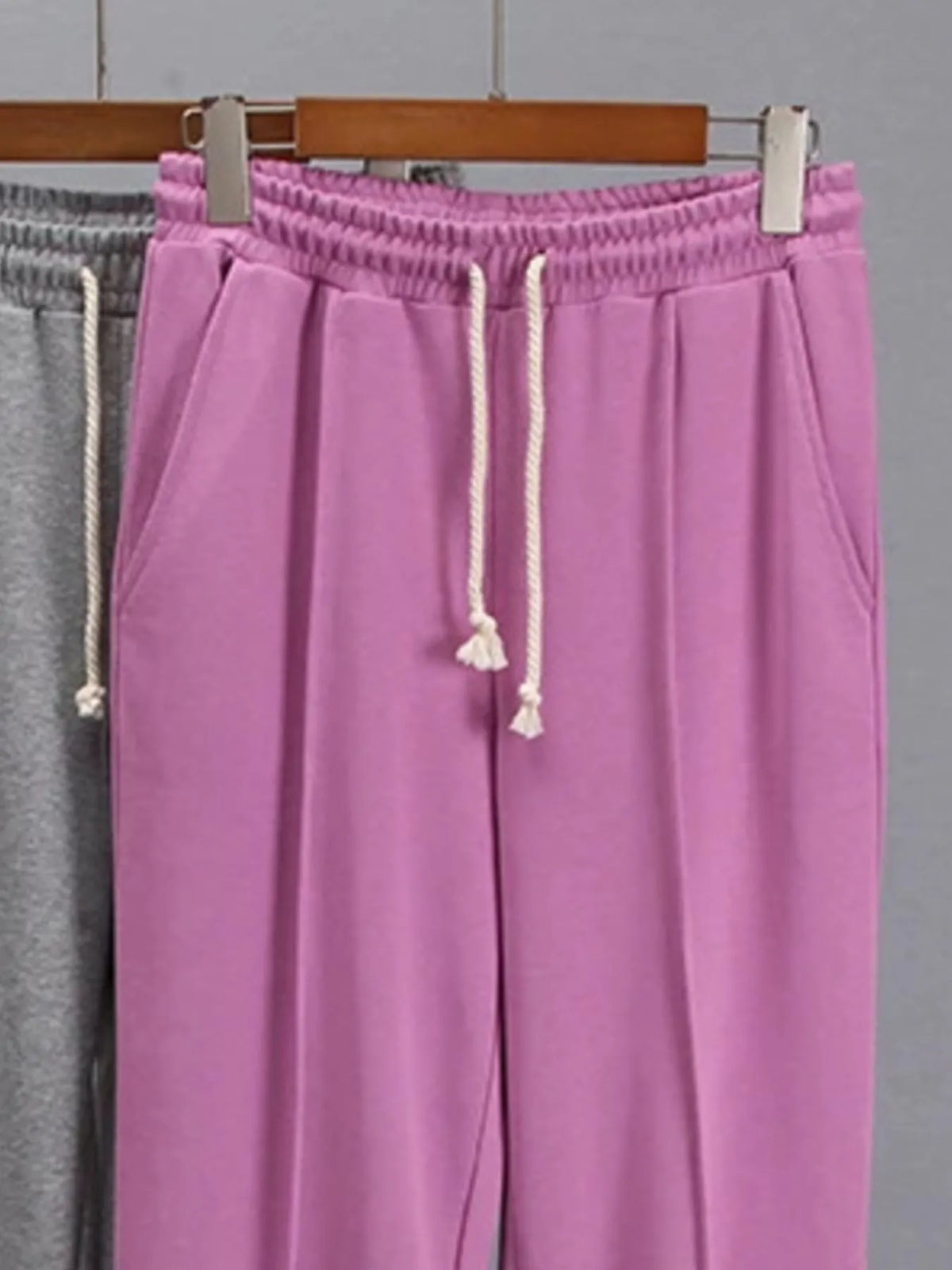 Drawstring Jogger Pants with Pockets