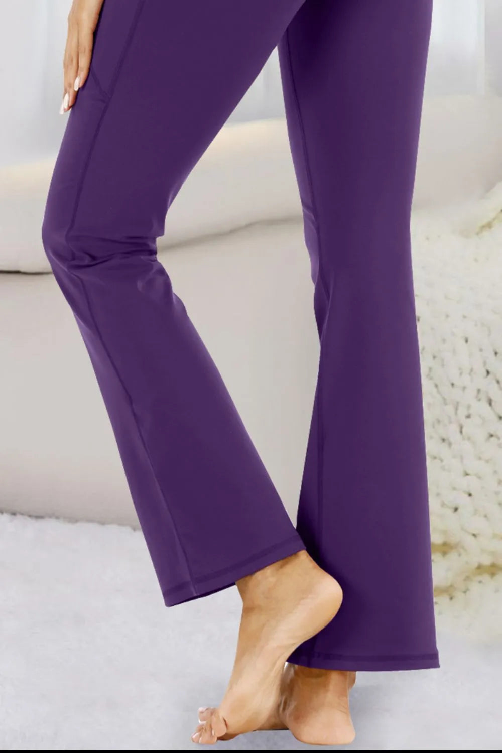 Pocketed High-Waist Active Pants