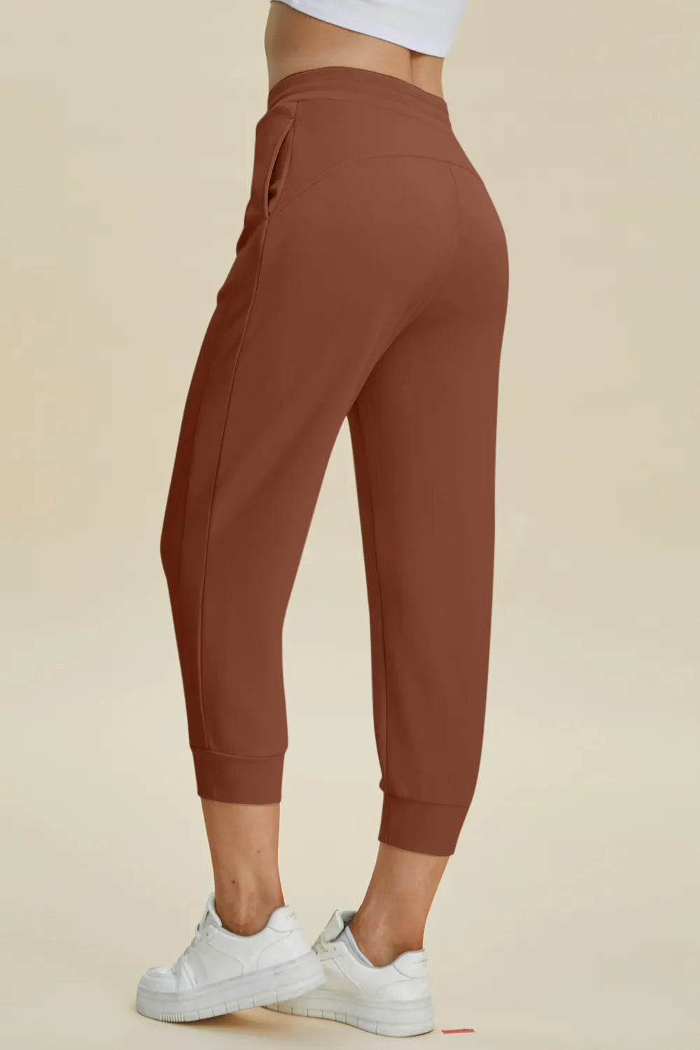 Basic Bae Air Scuba High Waist Cropped Pants