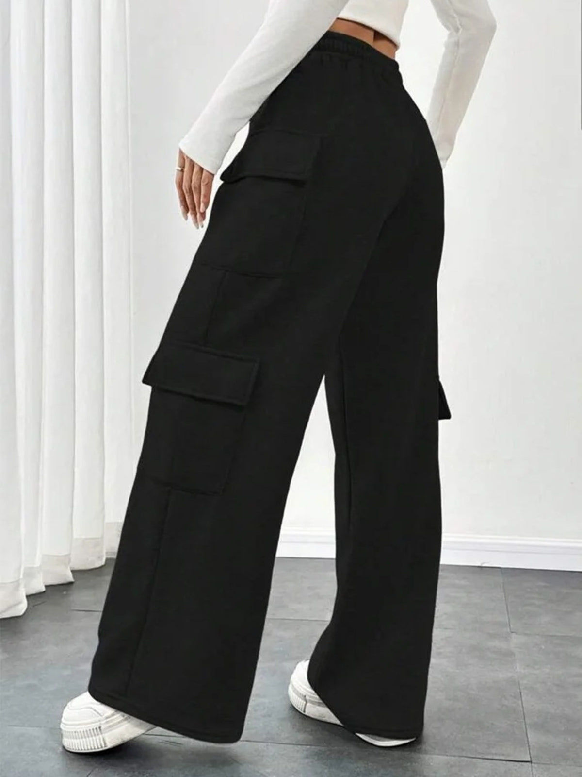 Drawstring Loose Fit Pants