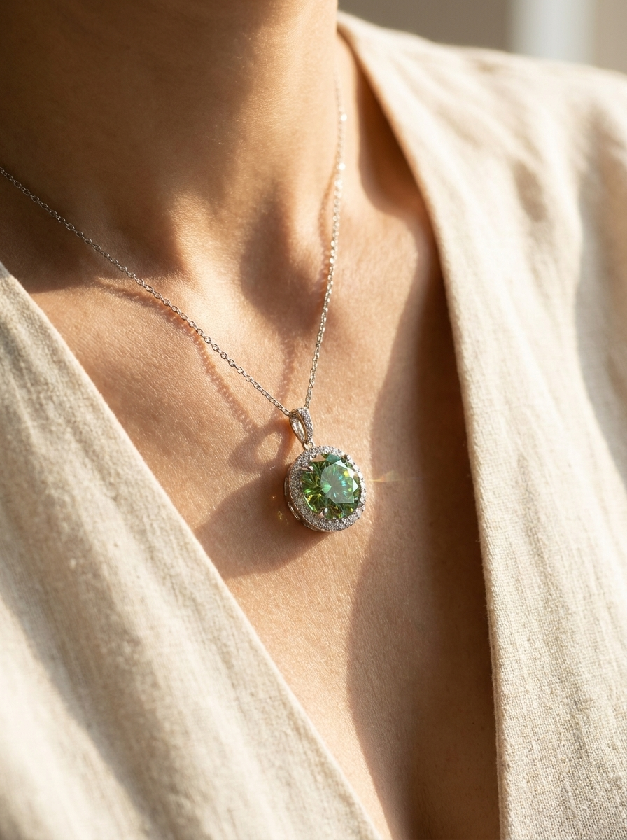 ilussa moissanite necklaces