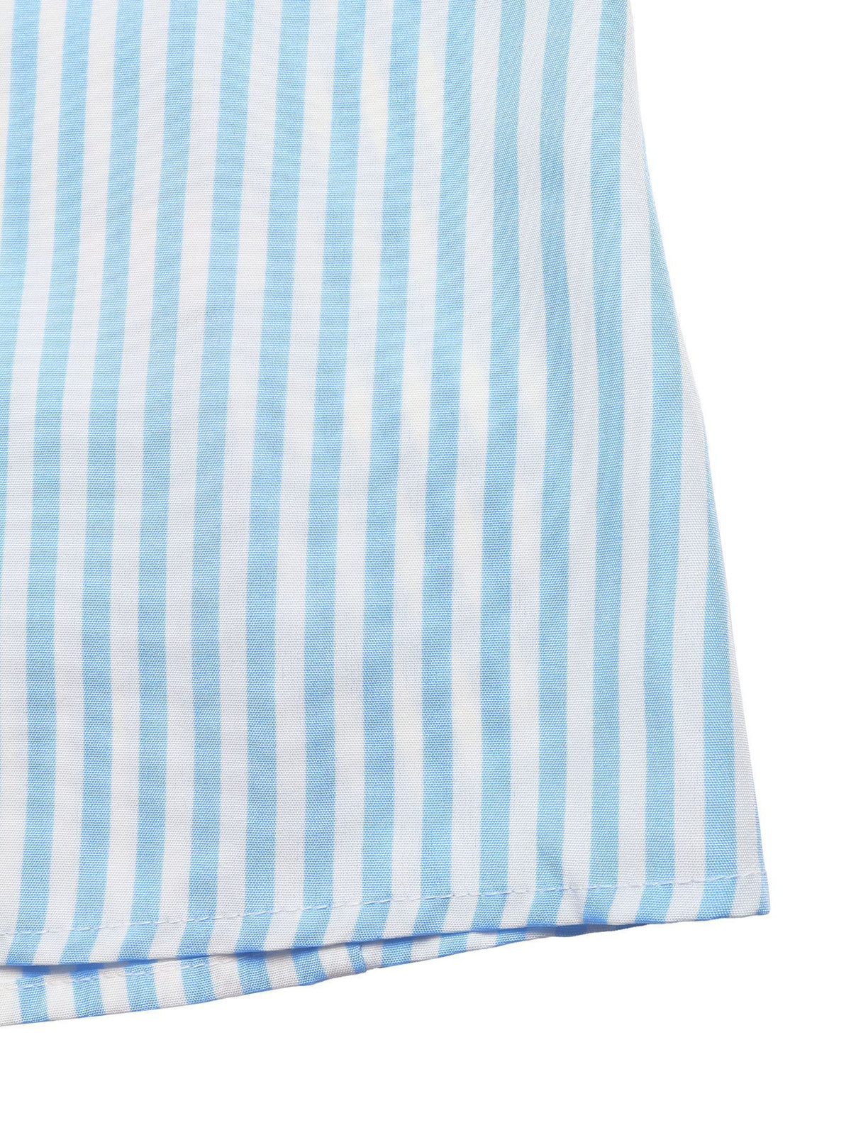 Striped Halter Neck Maxi Dress with Contrast Trim