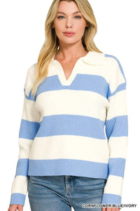 CORNFLOWER BLUE/IVORY