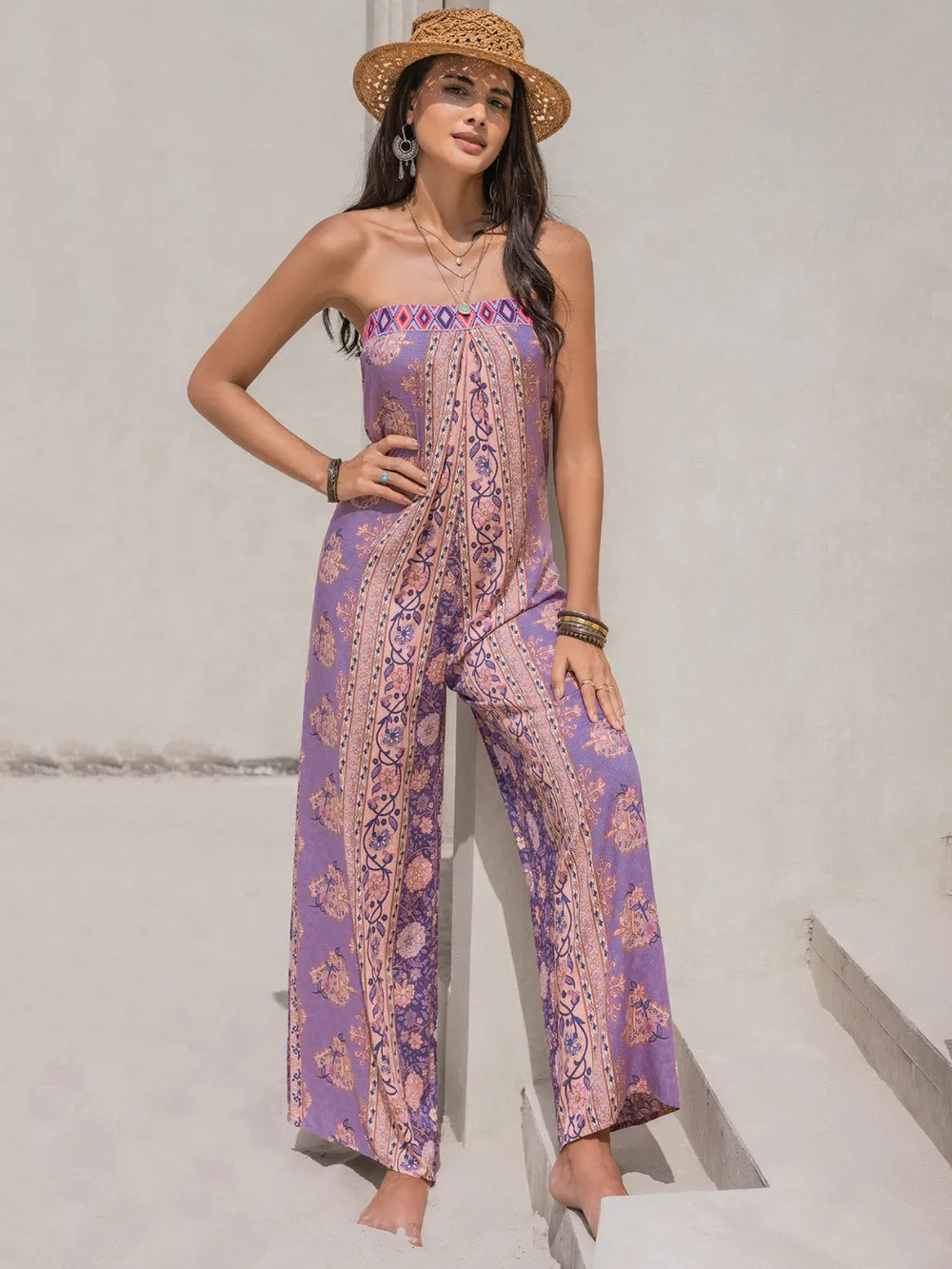 Tied Wide-Leg Jumpsuit