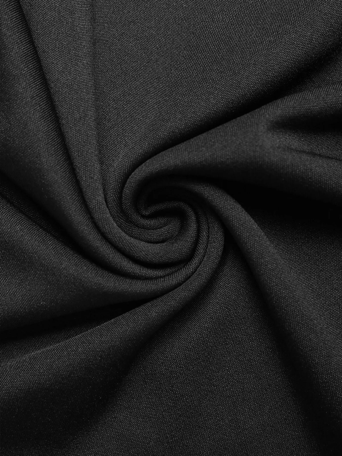 Lace Detail Long Sleeve Mini Dress in Black