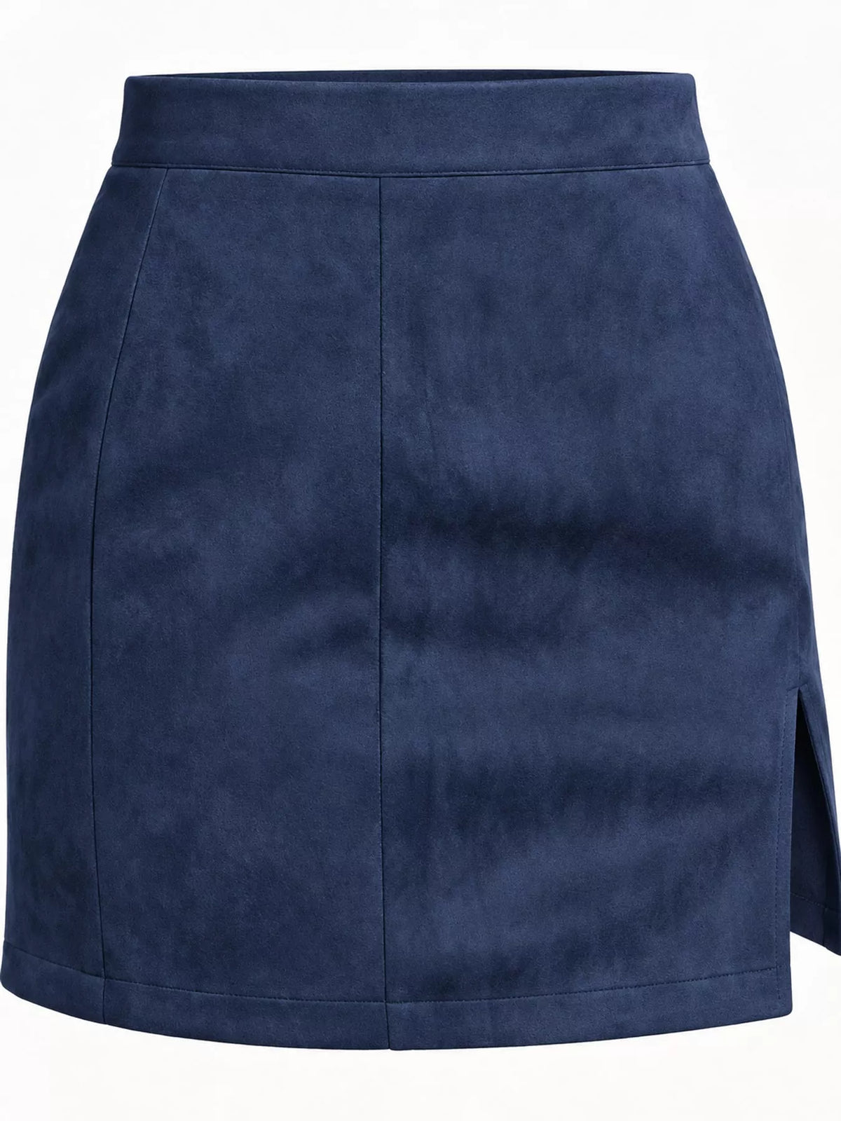 High-Waisted Slit Skirt