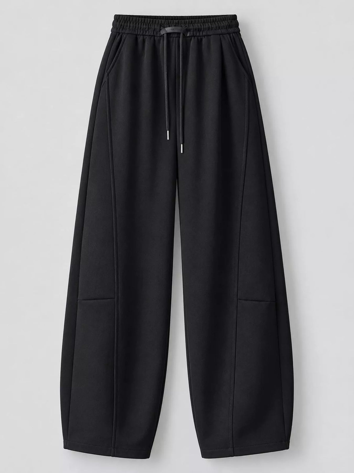 Loose-Fit Wide-Leg Drawstring Sweatpants