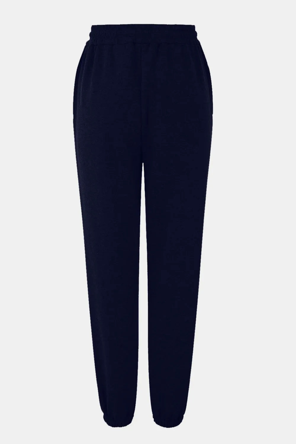 Tie-Waist Joggers with Pockets in Rich Hues by K&L