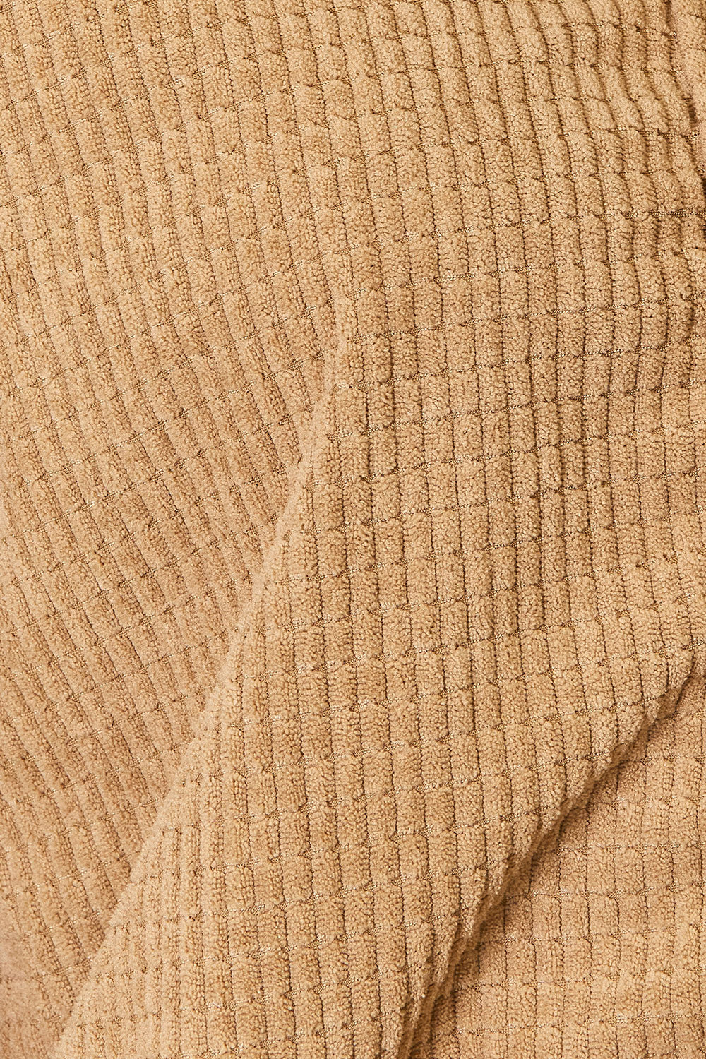 Long Sleeve Dropped Shoulder Jacket in Camel