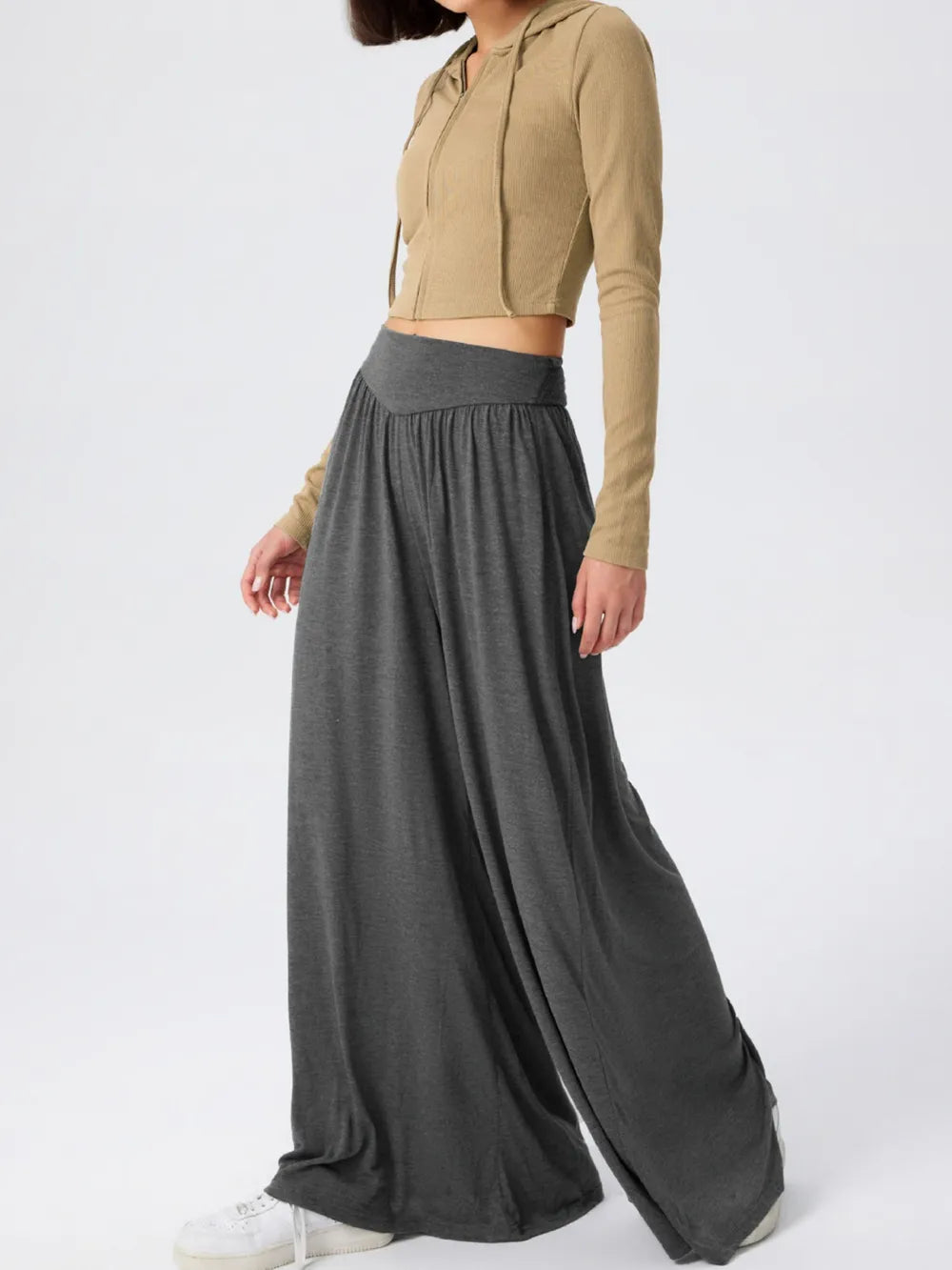 High-Waist Wide Leg Pants