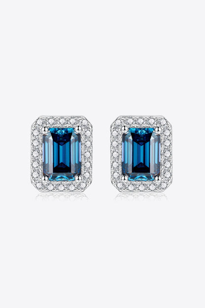 2 Carat Moissanite Stud Earrings