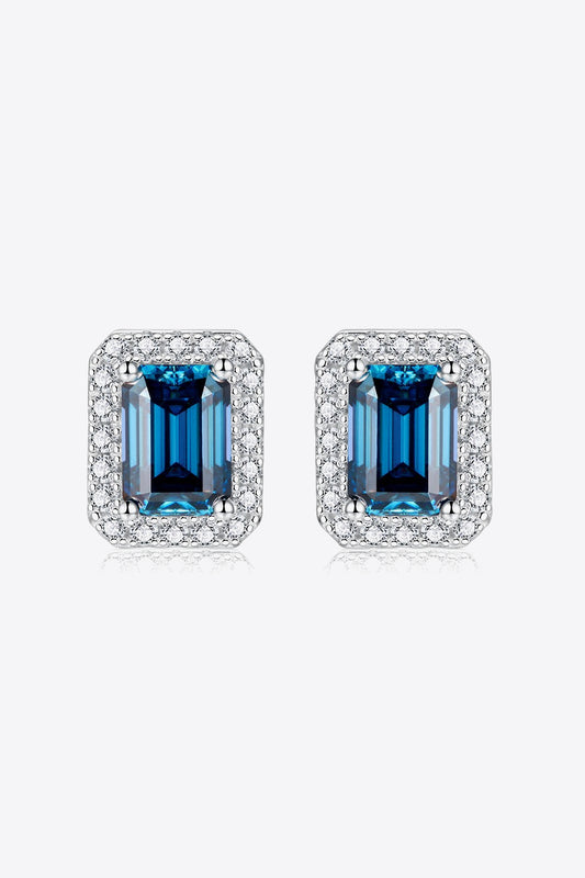 2 Carat Moissanite Stud Earrings