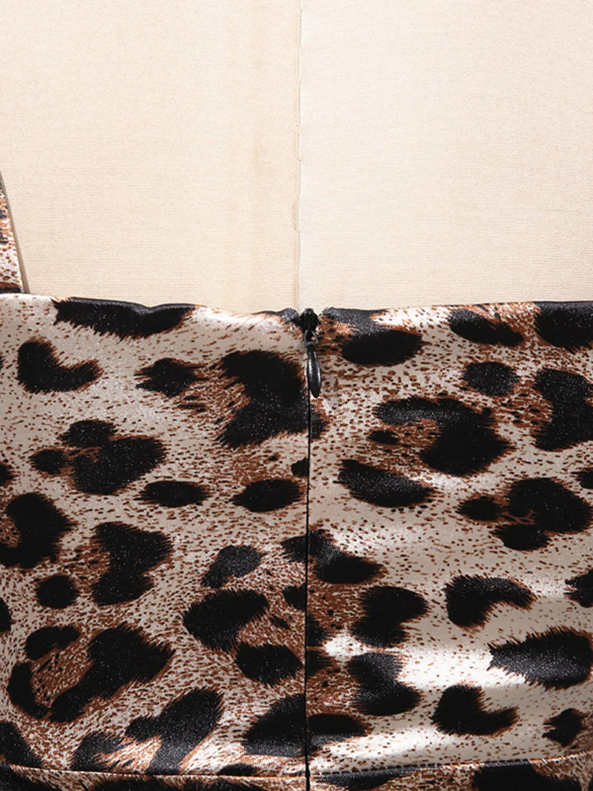 Leopard Print Bodycon Midi Dress
