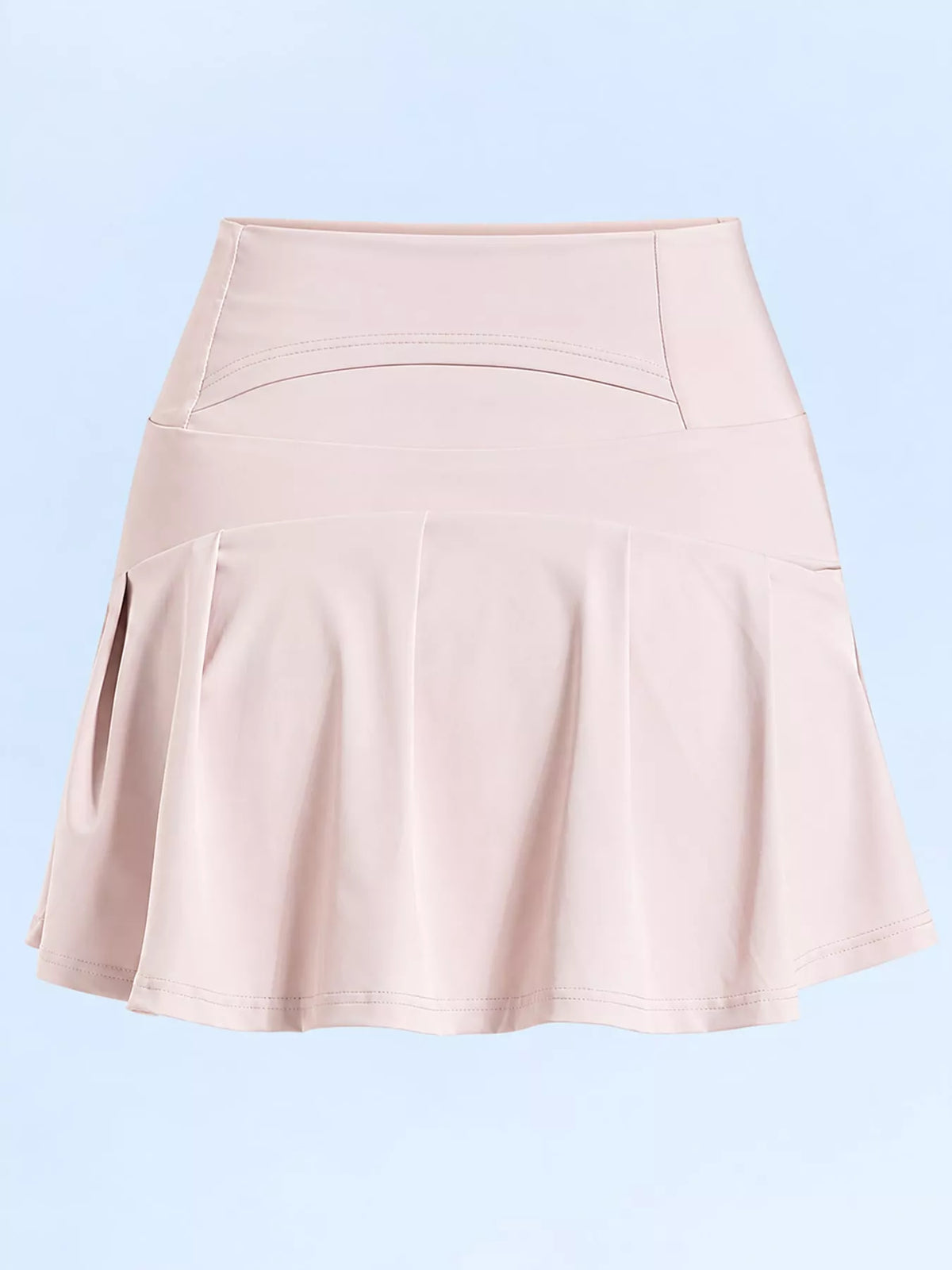 High-Waisted Pleated Active Skirt