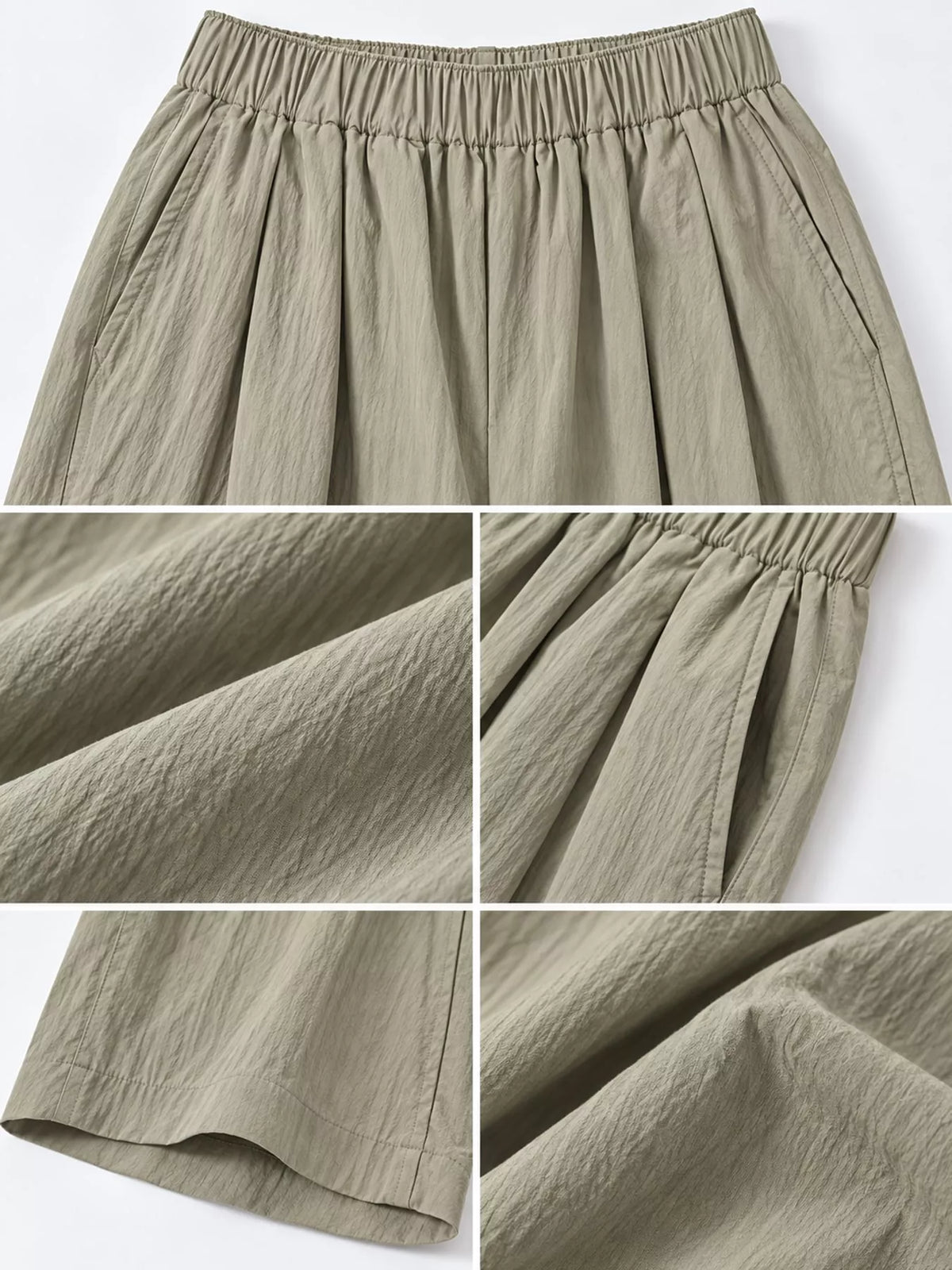 High-Waisted Loose Fit Wide-Leg Pants