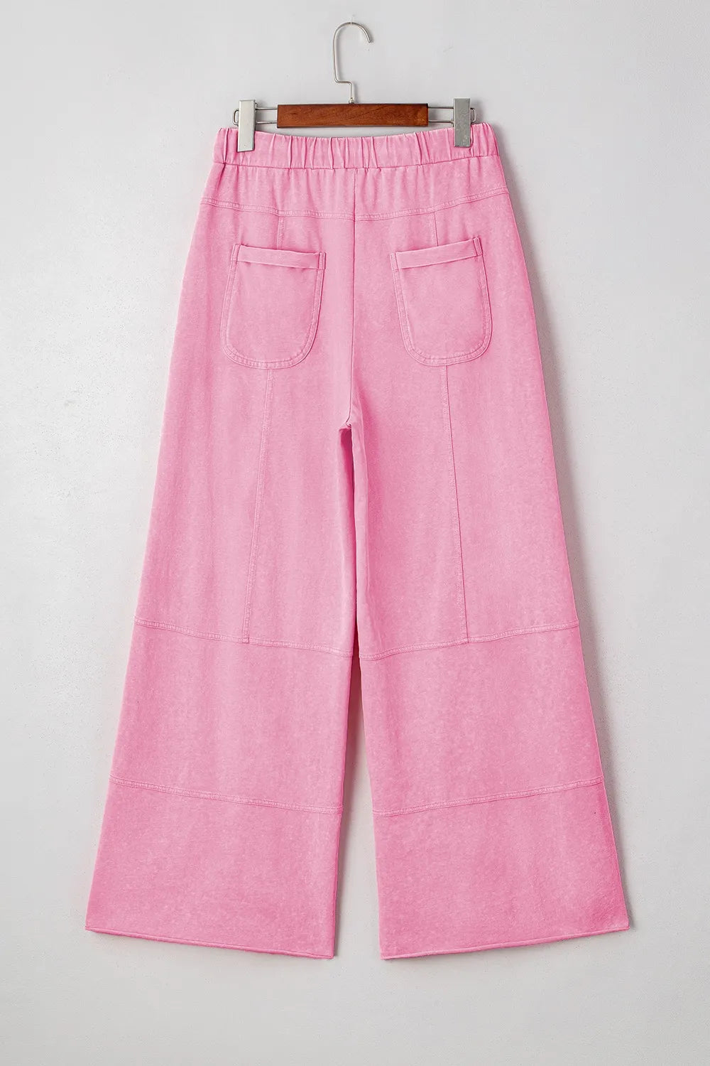 Mineral Wash High-Waist Wide Leg Cargo Pants