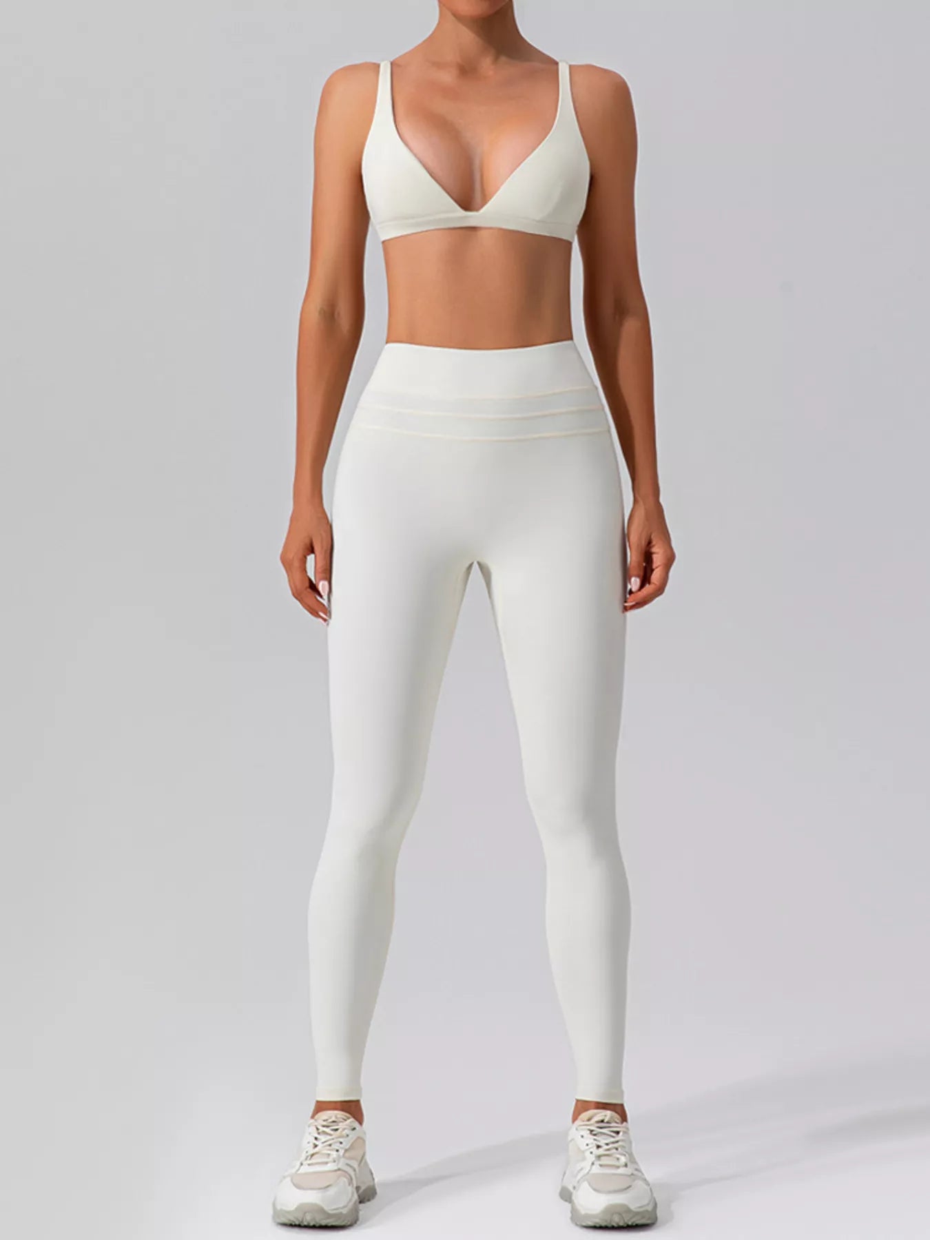 V-Neck Tank and Seamless Pants Active Set