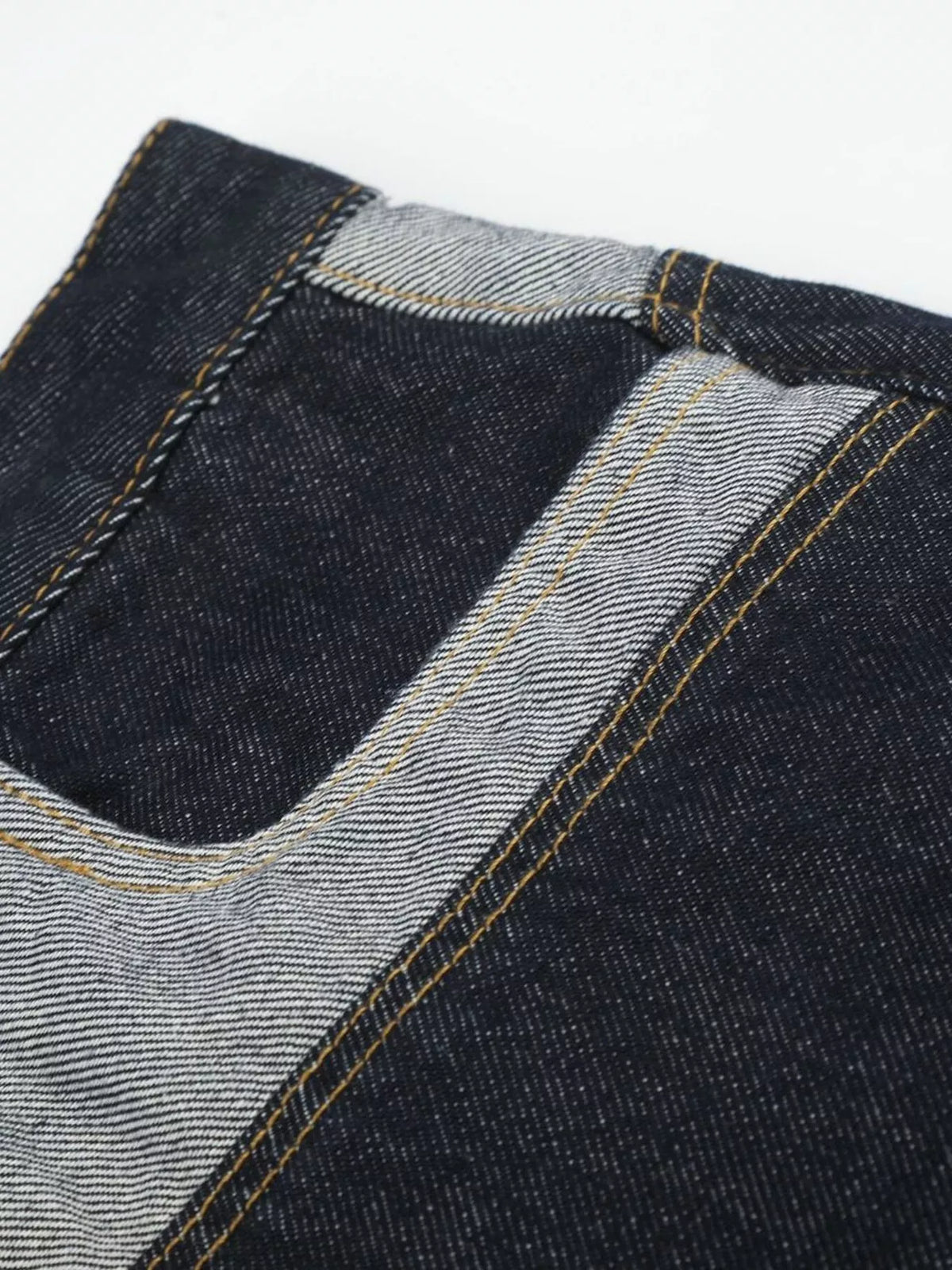 Button Fly Denim Capris in Blue by TrendMaster