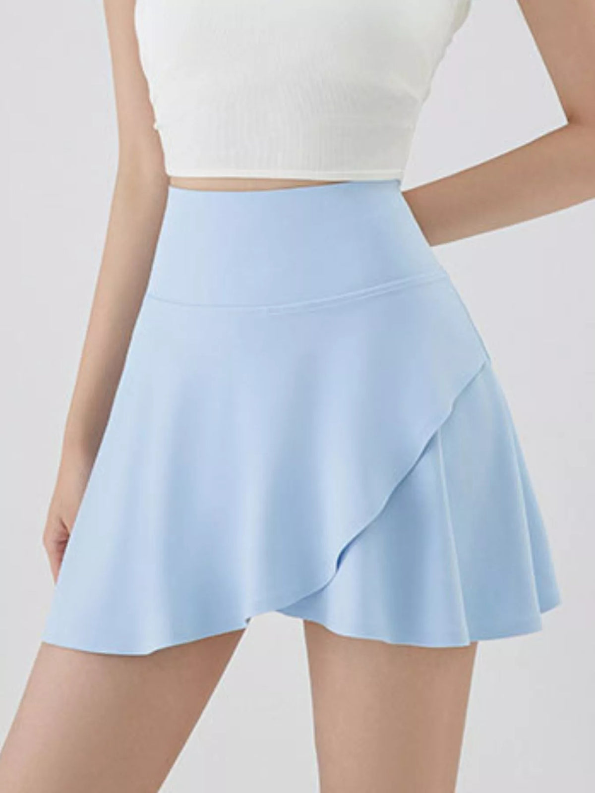 Quick-Dry High-Waisted Athletic Skirt