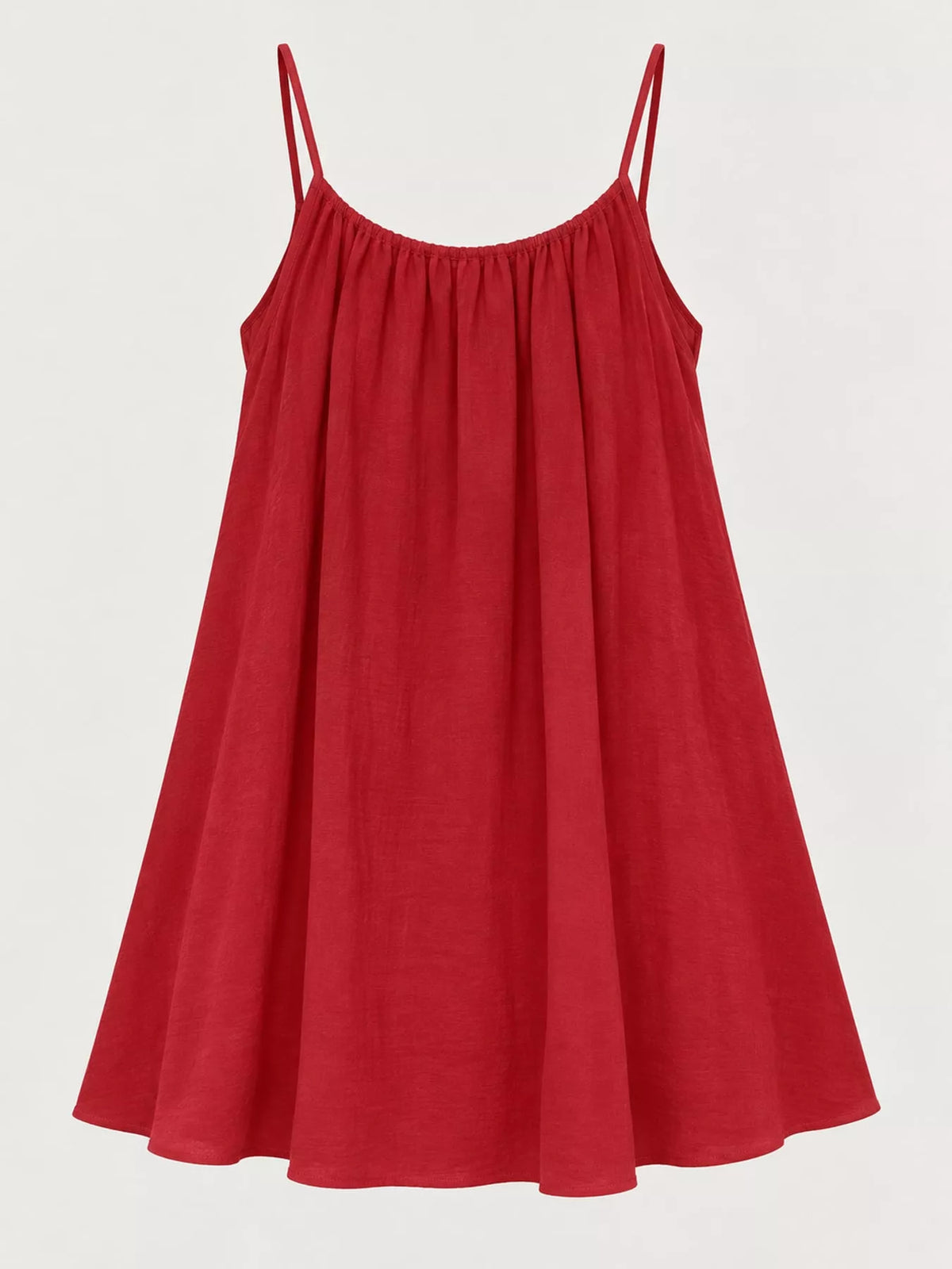 Backless Spaghetti Strap A-Line Mini Dress