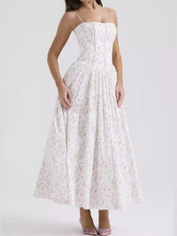 White-Ditsy Floral Print