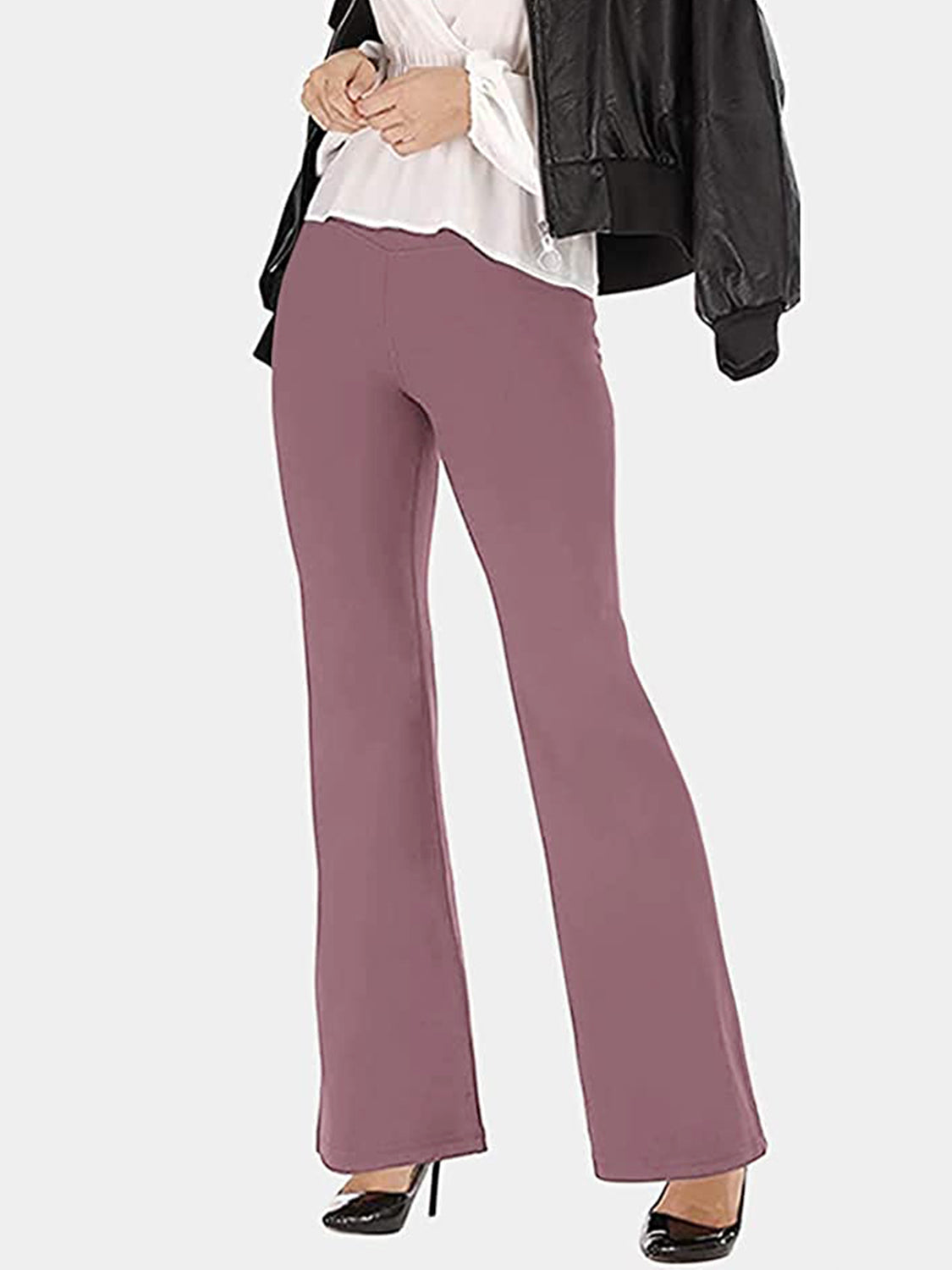 V-Waist Bootcut Pants