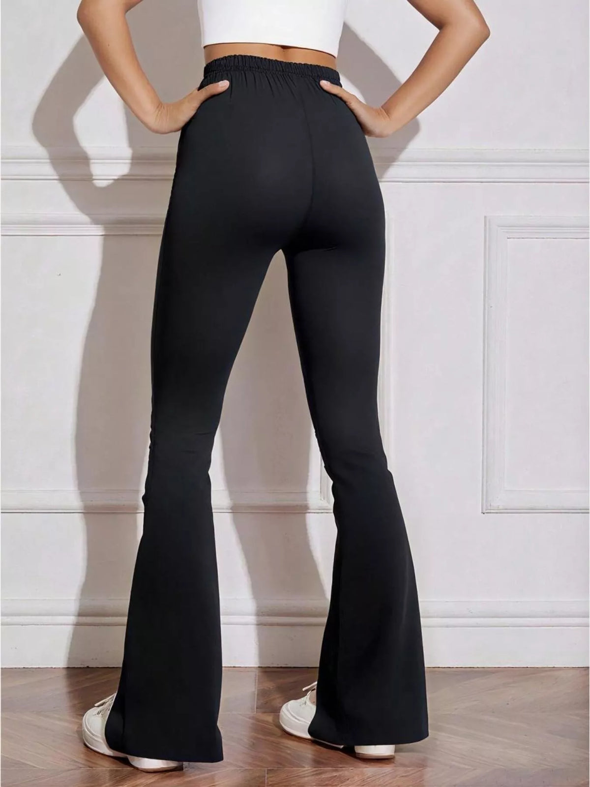 High Waist Active Pants in Black