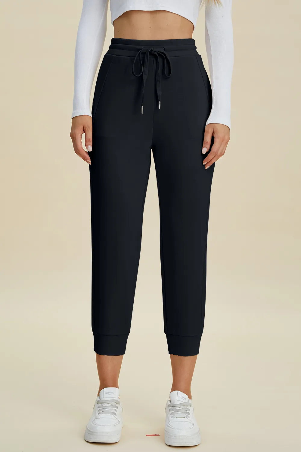 Basic Bae Air Scuba High Waist Cropped Pants