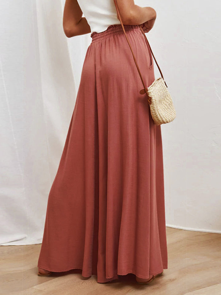 Wide Leg Drawstring Pants