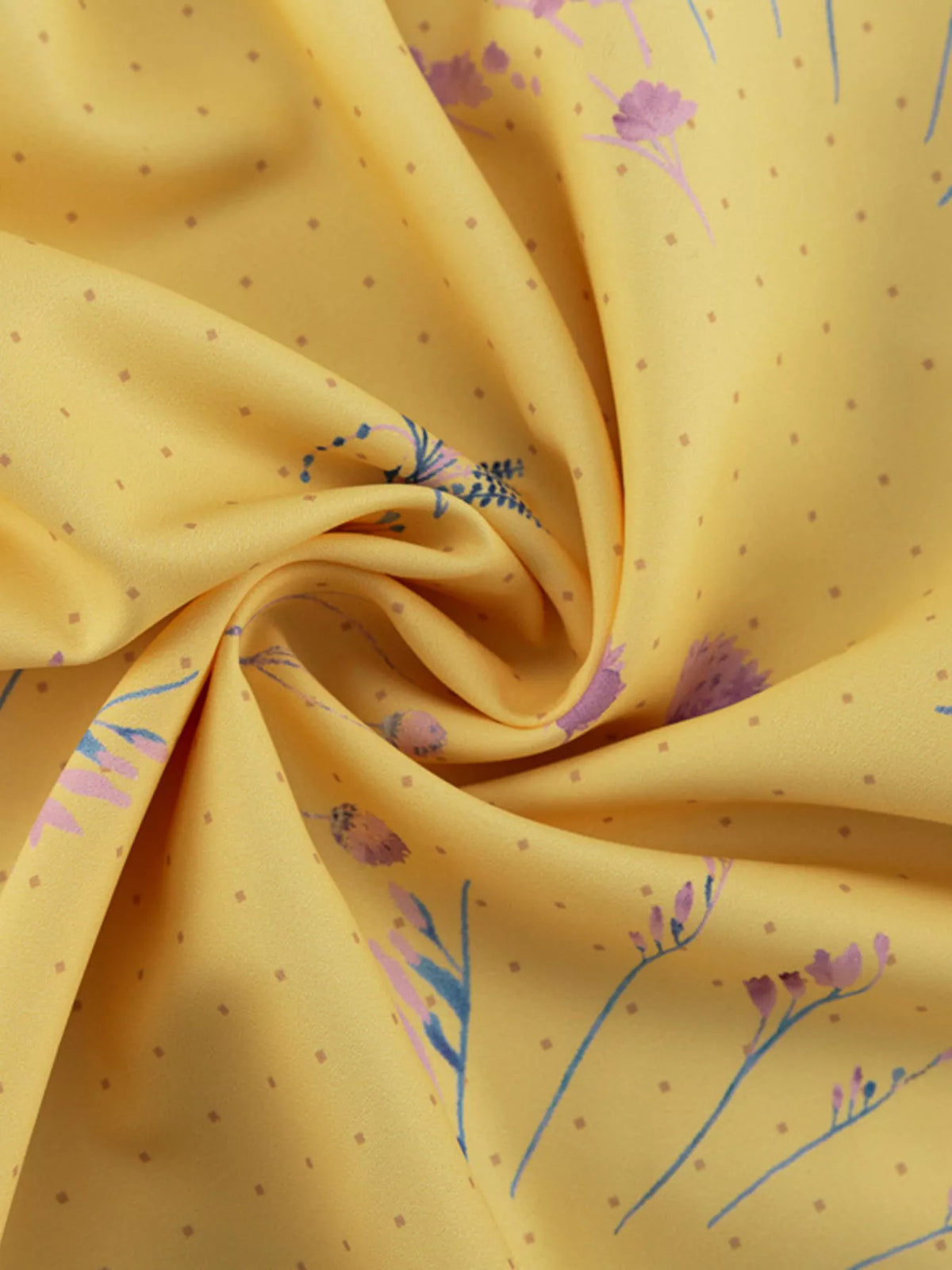 Floral Spaghetti Strap Maxi Dress in Yellow