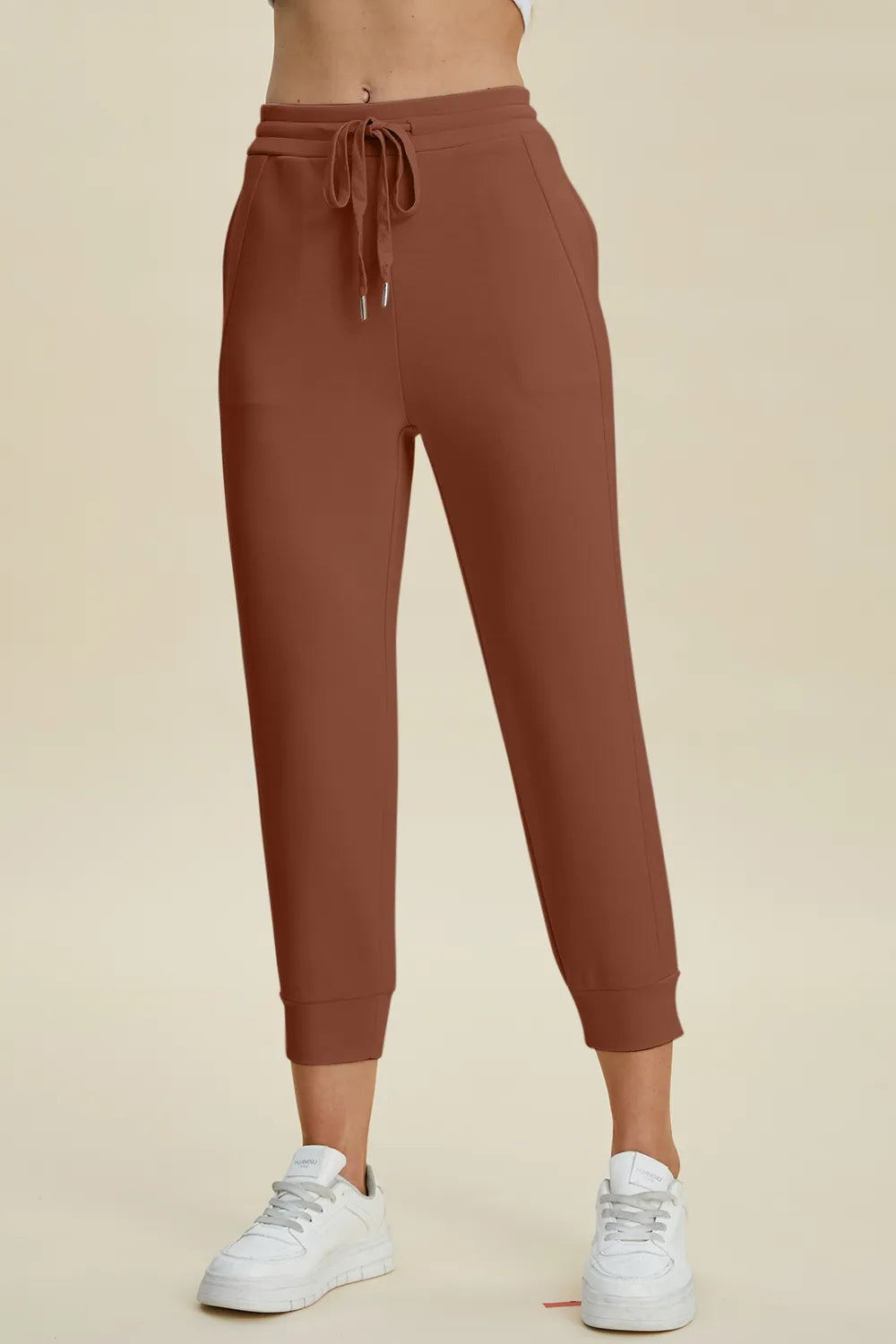 Basic Bae Air Scuba High Waist Cropped Pants