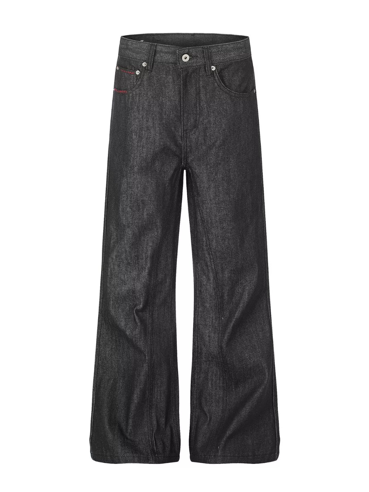 Wide-Leg Flare Jeans by TrendMaster