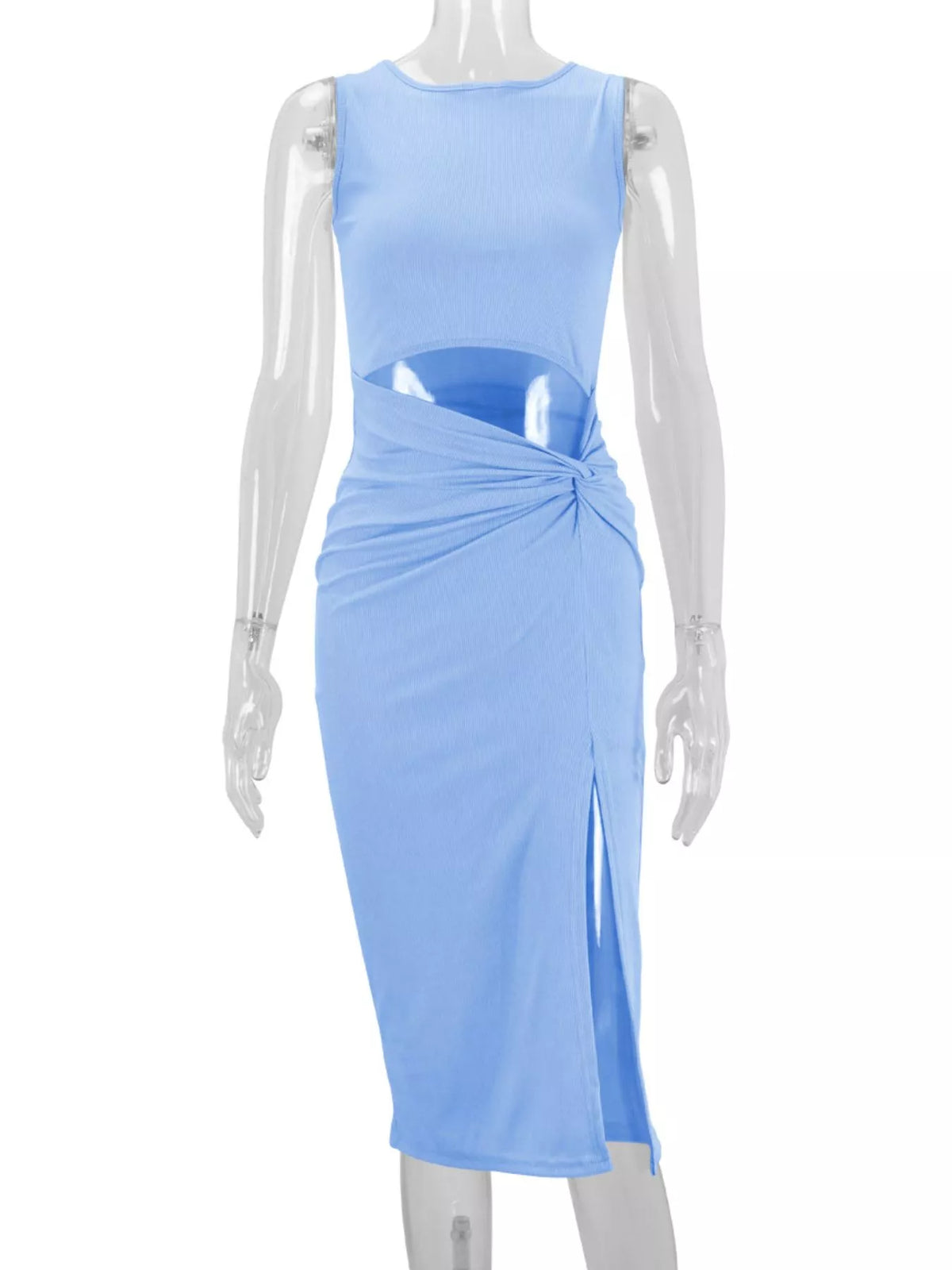 Cutout Ruched Bodycon Dress