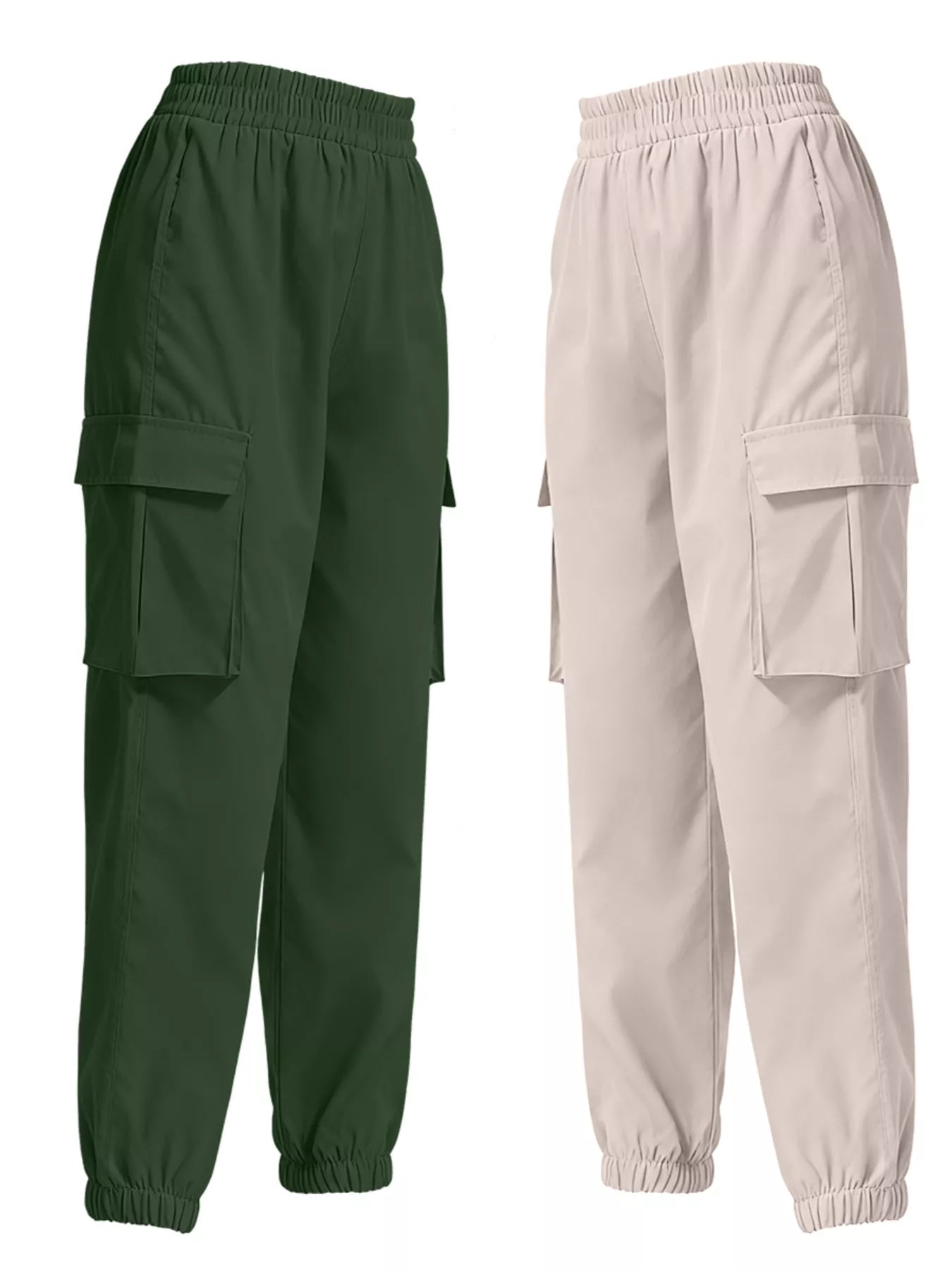 Two-Piece Cargo Pants Set