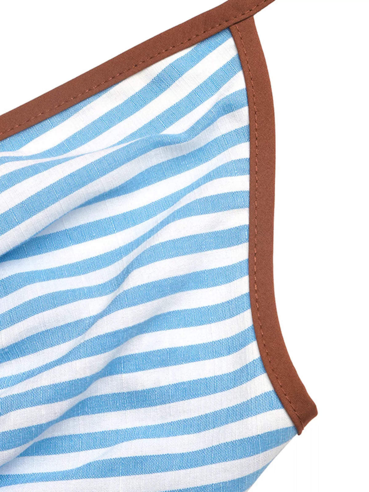Striped Halter Neck Maxi Dress in Cotton Blend