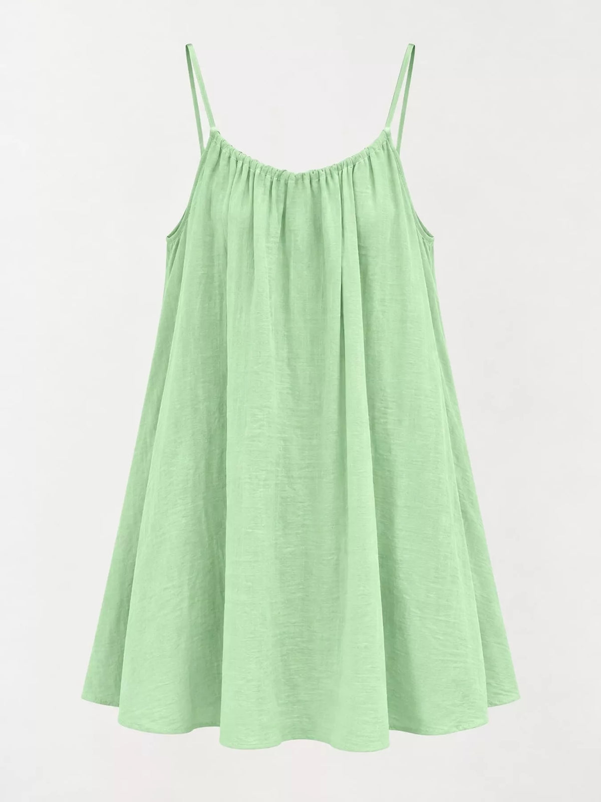 Backless Spaghetti Strap A-Line Mini Dress