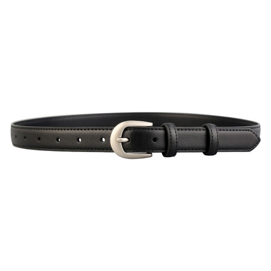 Ilussa Classic Leather Skinny Belt