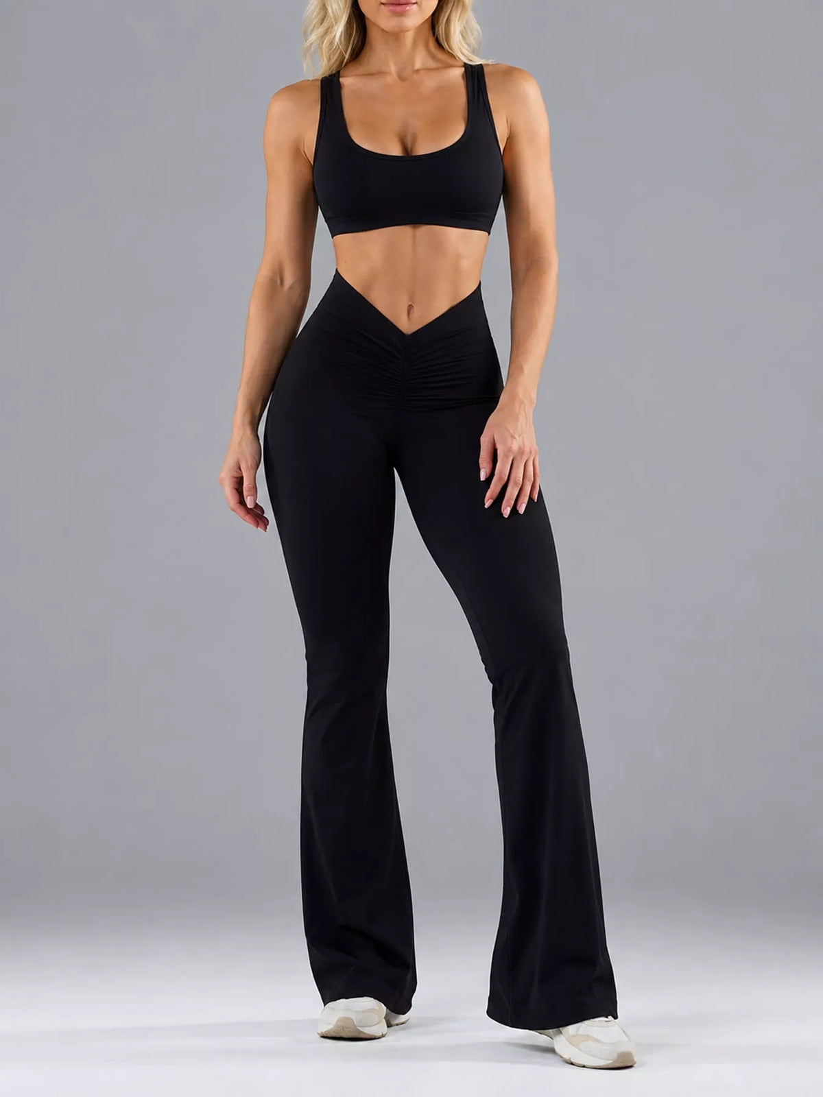 Seamless Flared Leg Active Jumpsuit