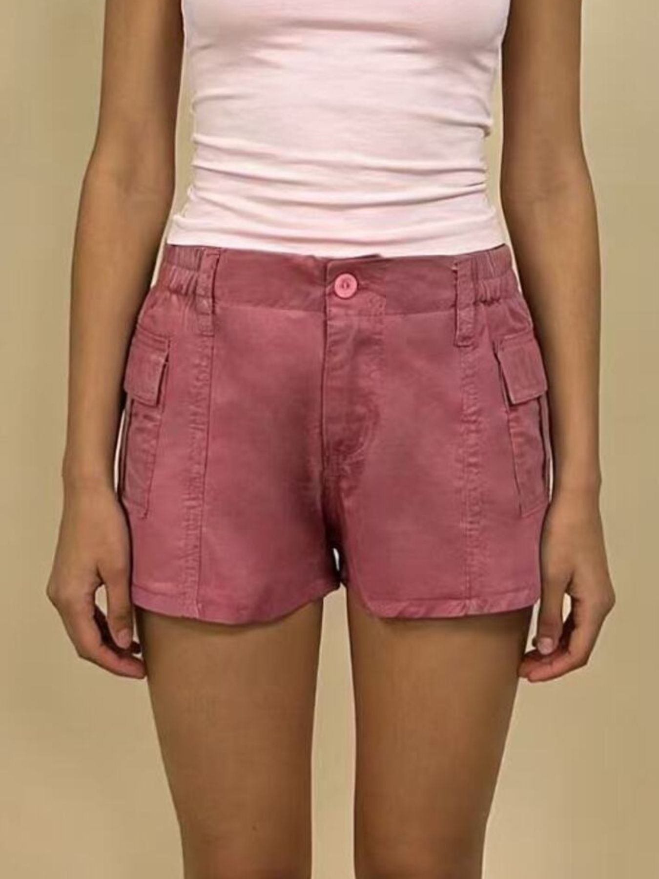 Casual Pocketed Shorts by Dreamy Drapes