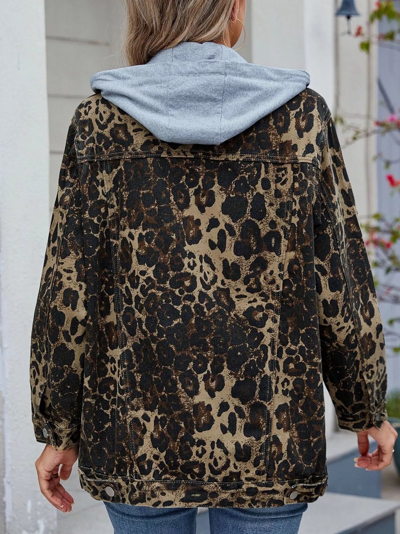 Oversized Washed Denim Jacket by Moni Wear