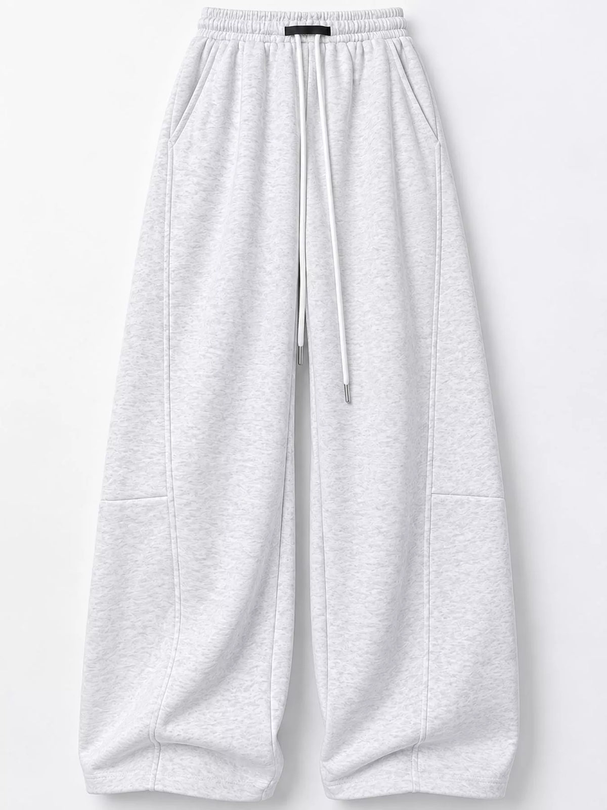 Loose-Fit Wide-Leg Drawstring Sweatpants