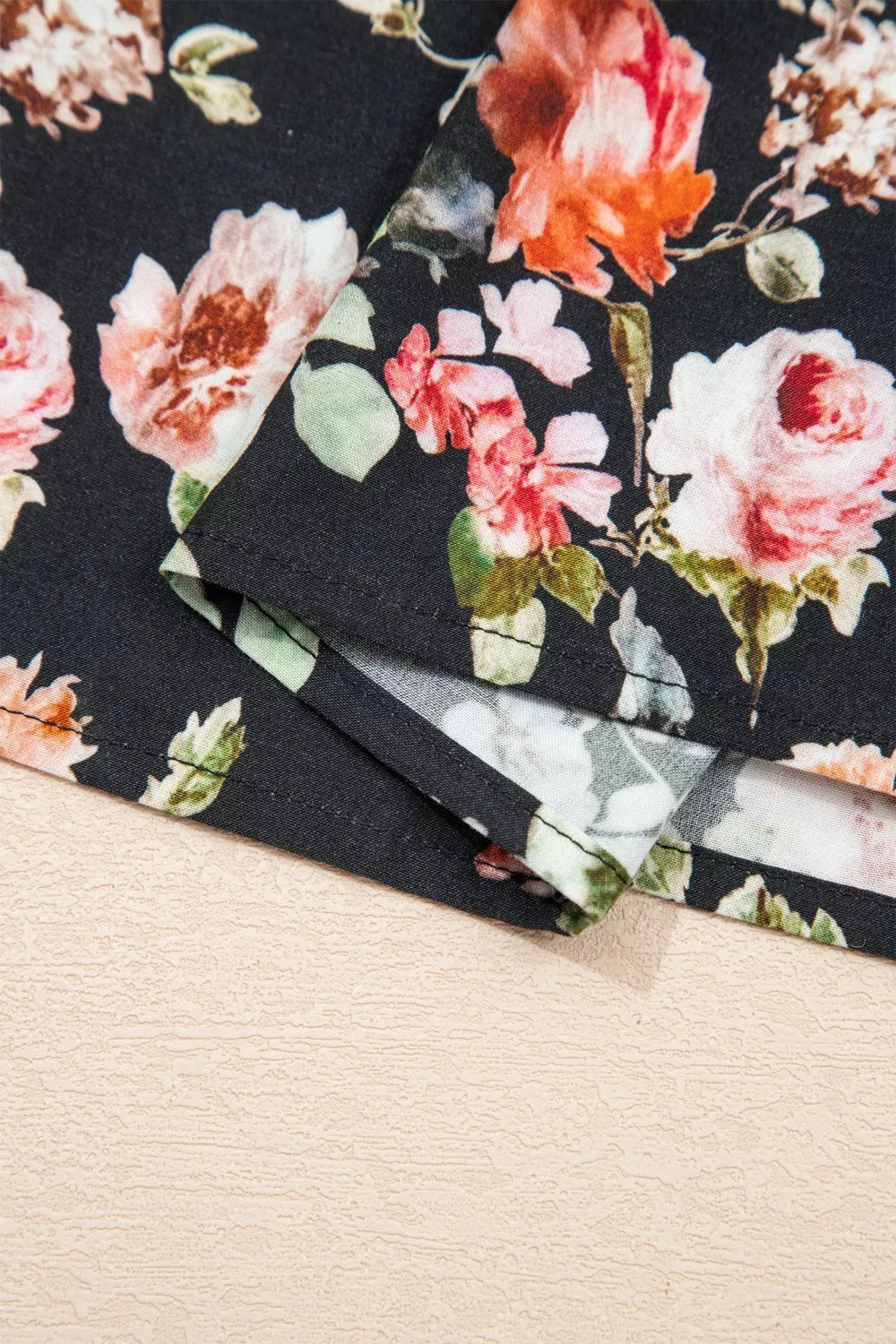 Floral Print Tiered Smocked-Waist Maxi Dress