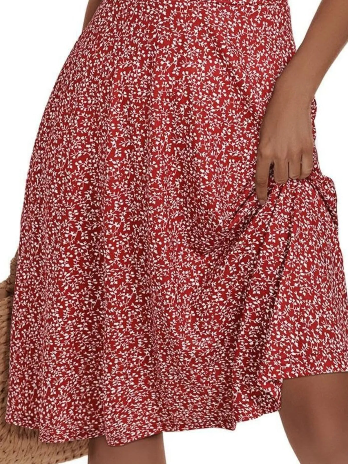 Printed Halter Neck Dress