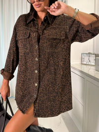 Dark Brown Leopard Print